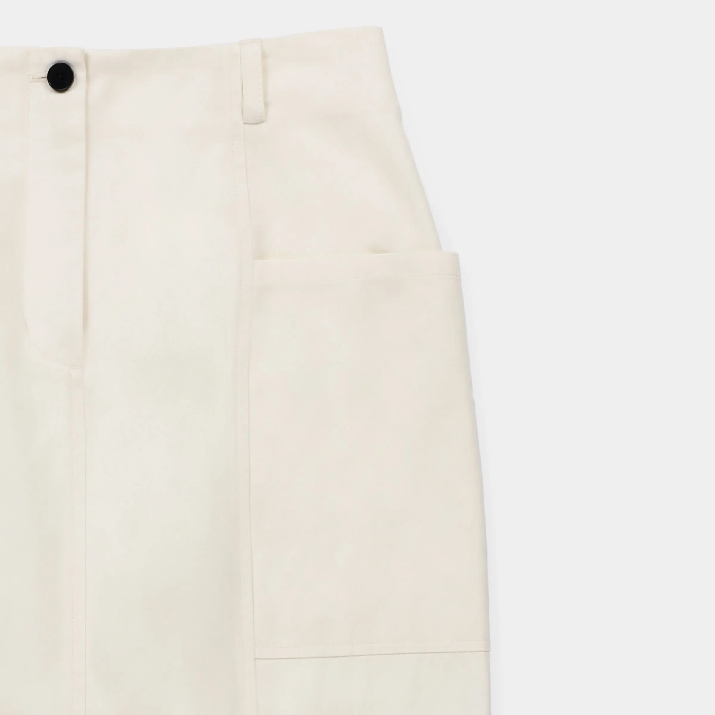 Tencel Cotton Midi Skirt