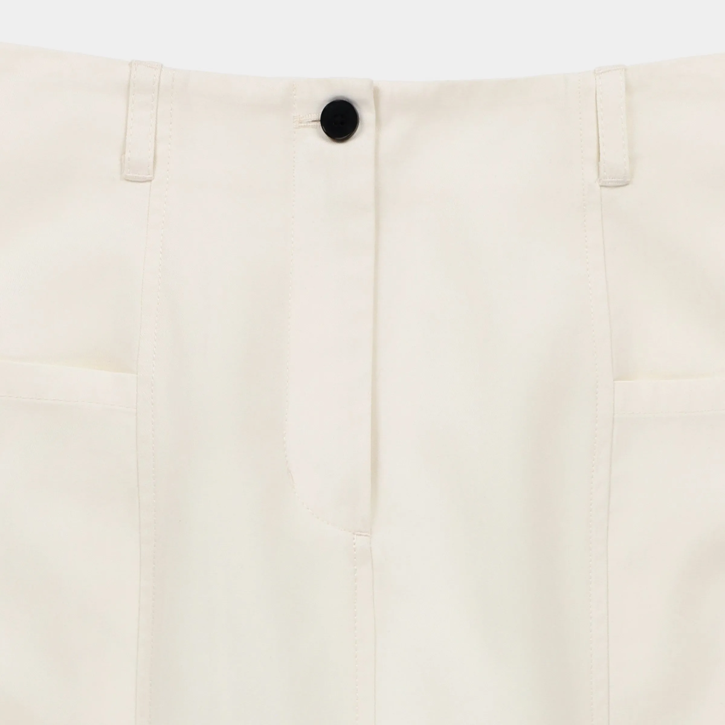Tencel Cotton Midi Skirt