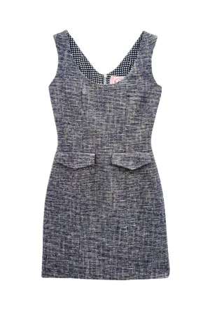 The Joan Jumper - Navy Tweed