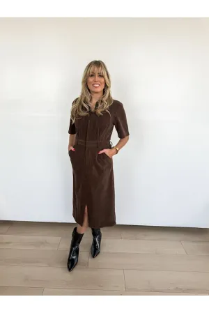 Velvet Canyon Cord Dress